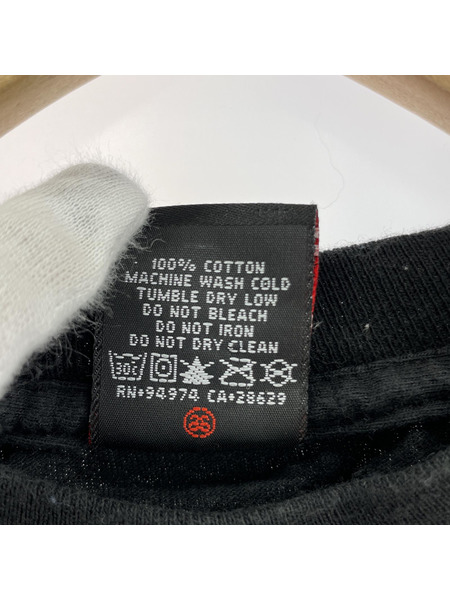 STUSSY　BULLDOG　Tシャツ　ブラック　XL