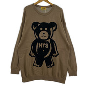 HYSTERIC GLAMOUR ニット・セーター 24AW GUMI BEARジャカード ワンピース