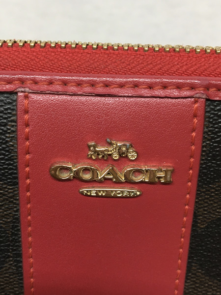 COACH　長財布 SIGNATURE ACCORDION ZIP WALLET[値下]