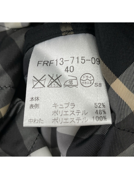 BURBERRY BLUE LABEL ソノ他 ファー付キ モッズコート 黒 40