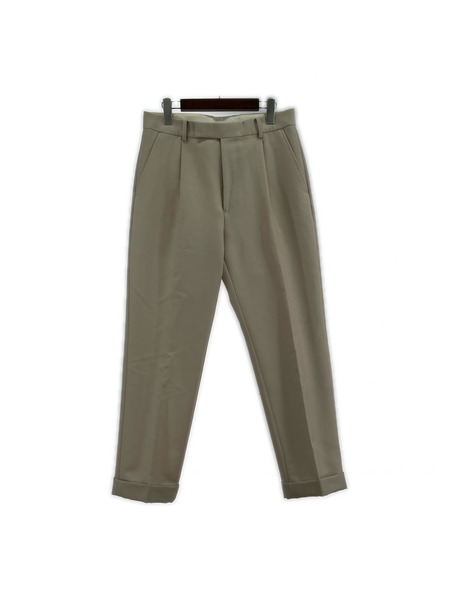 WACKO MARIA×DORMEUIL PLEATED TROUSERS TYPE-2 S グレージュ