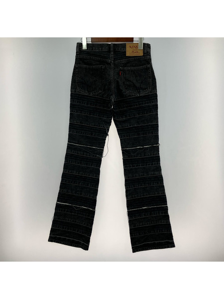 HYSTERIC GLAMOUR デニム・ジーンズ スクラッチフレアデニム/25