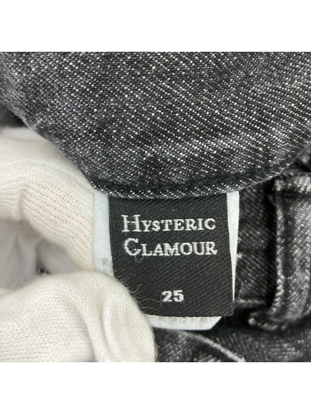 HYSTERIC GLAMOUR デニム・ジーンズ スクラッチフレアデニム/25