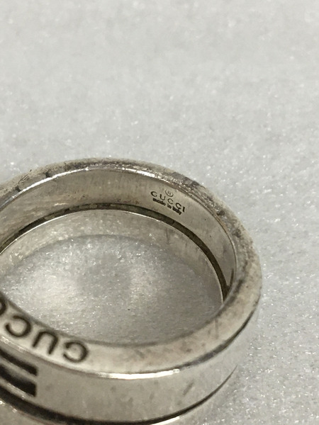 GUCCI　アクセサリー Gロゴ/スパイラルリング/925/#12-13号