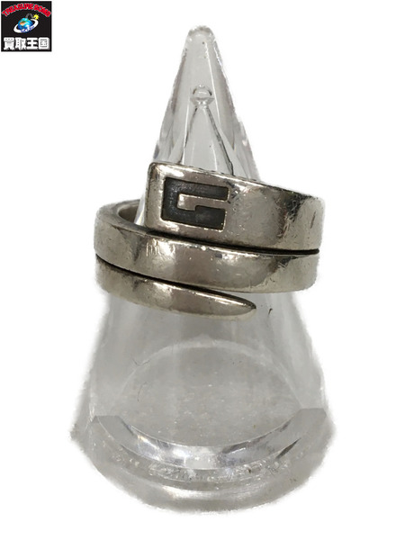 GUCCI　アクセサリー Gロゴ/スパイラルリング/925/#12-13号