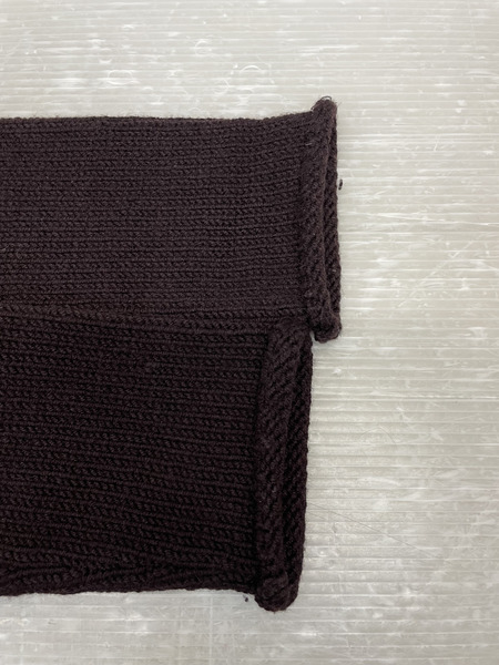 LOUIS VUITTON 13AW チャップマンブラザーズ 雪豹 ボトルネックニット XS ブラウン
