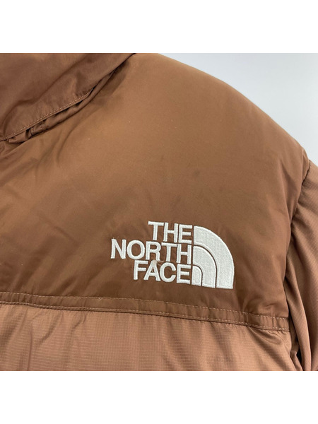 THE NORTH FACE ダウンジャケット Nuptse Jacket 茶 (XXL)