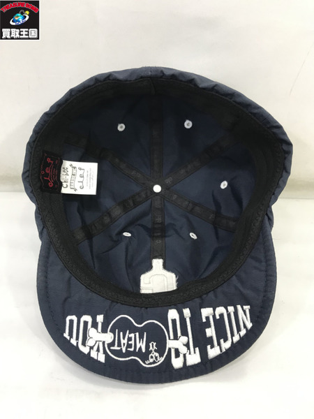 たけだバーベキュー×Chi-bee×Clef キャップ /ネイビー/帽子[値下]