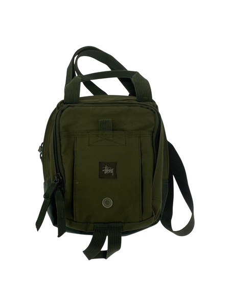 STUSSY ショルダーバッグ 90s 紺タグ ショルダーバッグ カーキ[値下]