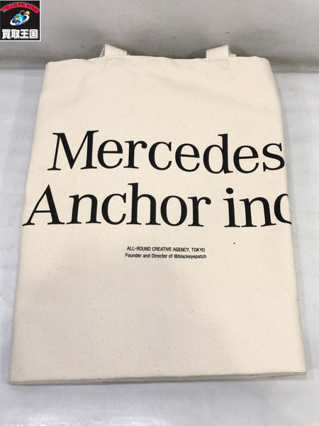 Mercedes Anchor inc./TOTE BAG XL/キャンバス/アンカーインク/メンズ/バッグ/鞄/トートバッグ