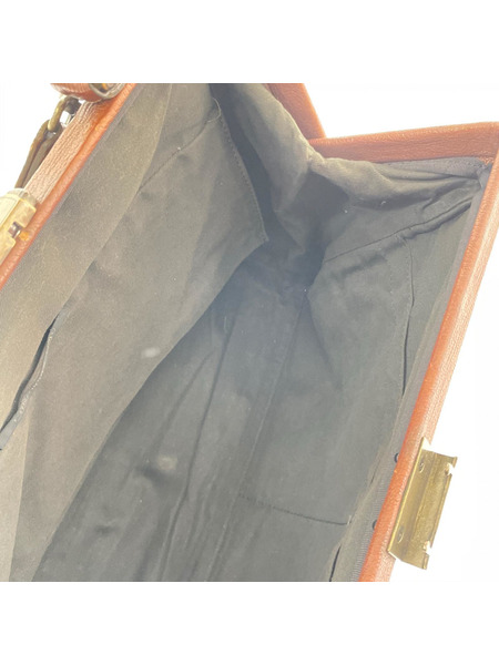 CHRISTIAN PEAU ショルダーバッグ レザーバッグ brn