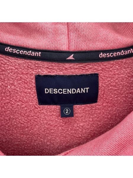 DESCENDANT パーカー DESCENDANT 25AW CACHALOT HOODY ピンク