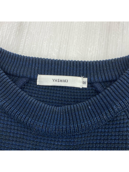 長袖Tシャツ・カットソー YASIKI ネイビー 18aw