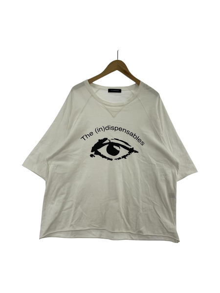 JohnUNDERCOVER 半袖Tシャツ・カットソー プリントラグランカットソー ホワイト 2[値下]