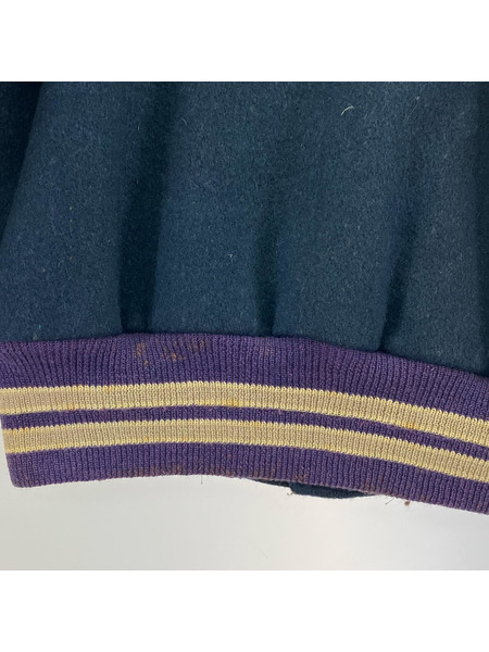 OLD・VINTAGE ジャケット 80s BUTWIN スタジャン 紺 (36)