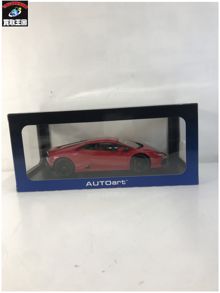 1/18スケールカー オートアート ランボルギーニ ウラカン LP610-4 (メタリックレッド)