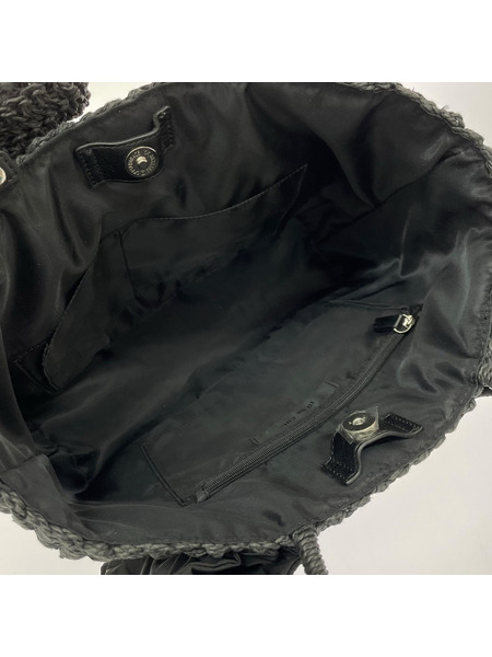 TO BE CHIC トートバッグ W5113-512-09 フリル カゴバッグ