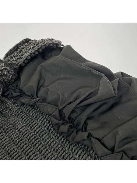 TO BE CHIC トートバッグ W5113-512-09 フリル カゴバッグ