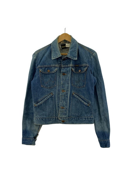 Wrangler デニムジャケット 70s USA製 黒タグ前期 124MJ デニムジャケット (36)[値下]
