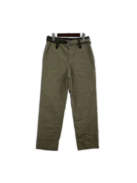 Sacai パンツ ベルトパンツ/1
