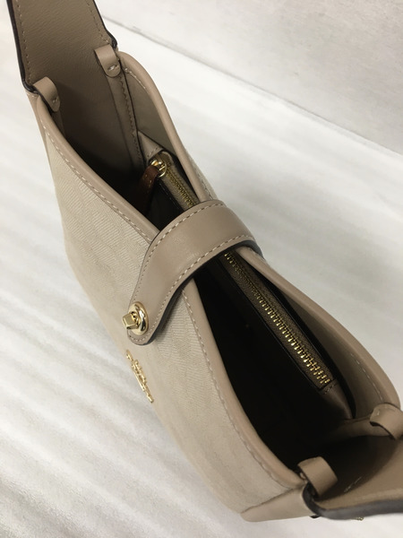 COACH　ショルダーバッグ ハドリー ミニ クロスボディ バッグ・シグネチャー キャンバス