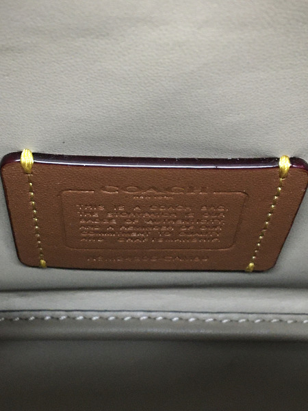 COACH　ショルダーバッグ ハドリー ミニ クロスボディ バッグ・シグネチャー キャンバス
