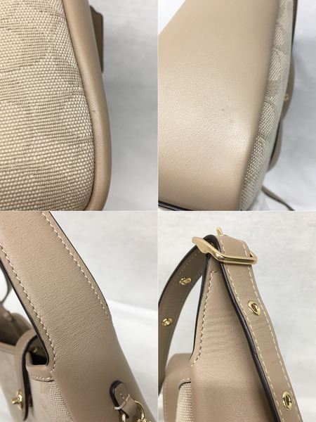 COACH　ショルダーバッグ ハドリー ミニ クロスボディ バッグ・シグネチャー キャンバス