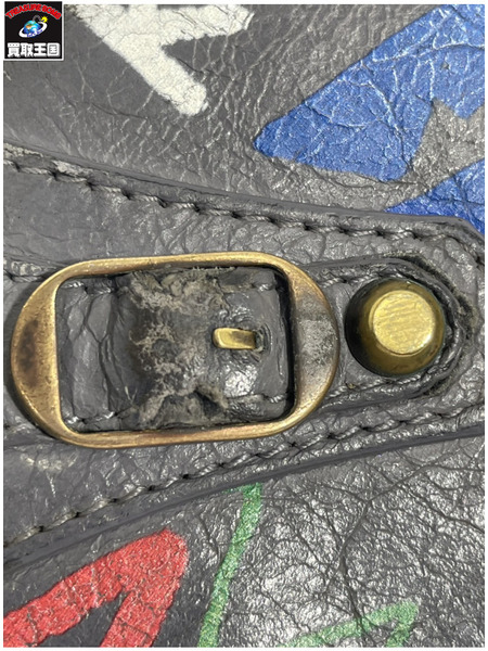 長財布 BALENCIAGA グラフィティロングウォレット