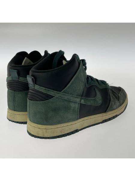 NIKE スニーカー Dunk High Retro PRM 26.5cm GRN