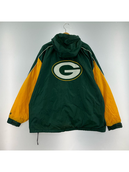 PUMA ジャケット 00s NFL グリーン ベイ・パッカーズナイロンジャケット (XL)