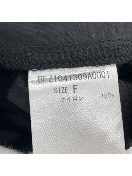 BEARDSLEY ノースリーブワンピース ギャザーサロペット/BLK
