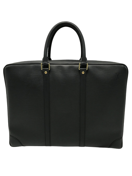 LOUIS VUITTON LV　エピ　ポルト　ドキュマン　ヴォワヤージュ　M40321 ルイヴィトン ハンドバック ブラック