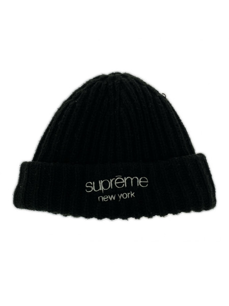 Supreme ニットキャップ 23AW CLASSIC LOGO CHUNKY RIBBED BEANIE