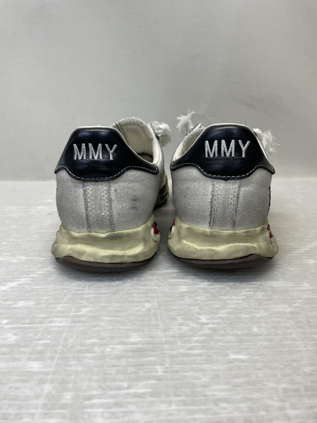 MIHARA YASUHIRO HERBIE 加工ロートップスニーカー 40 ホワイト A10FW706