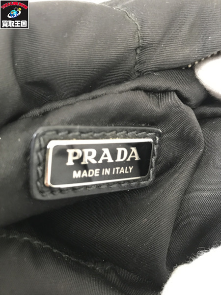 PRADA ハンドバッグ Re-NYLON キルティング 黒