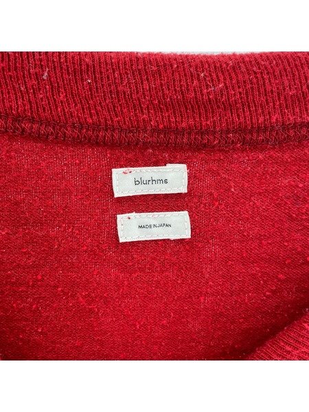 blurhms 長袖Tシャツ・カットソー Co/Silk Nep Raglan Tee