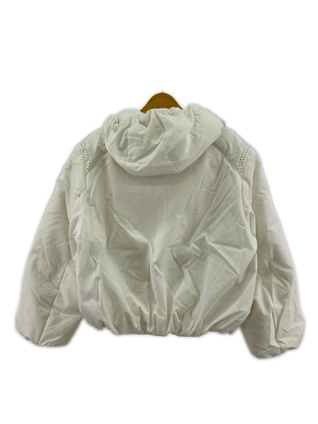 MONCLER ダウンジャケット martinet embellished down jacket 0 ホワイト