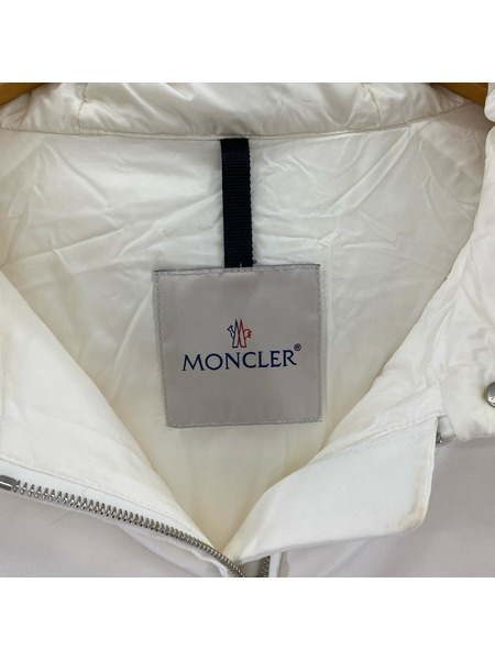 MONCLER ダウンジャケット martinet embellished down jacket 0 ホワイト