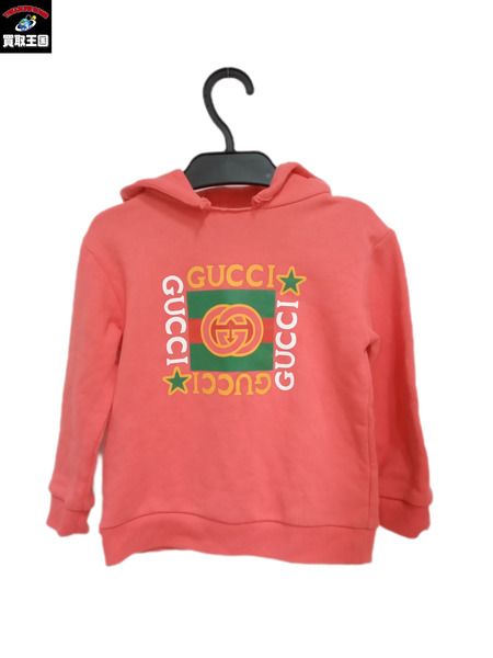 ラグ衣料その他 GUCCI ロゴパーカー PNK 