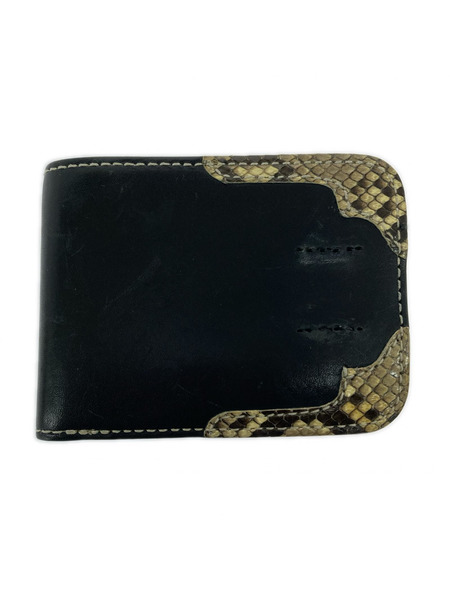 コンパクトウォレット GLAMDYWORKS パイソン  レザー