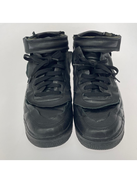NIKE COMME des GARCONS AIR FORCE 1 MID/CDG Black  27cm