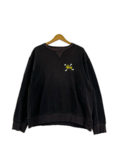 STUSSY スウェット・トレーナー CROSS BONE Print Sweat[値下]
