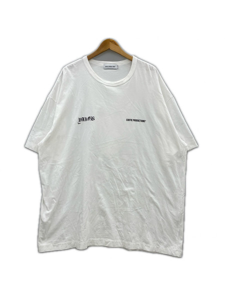 COOTIE 半袖Tシャツ・カットソー プリントS/Sカットソー（XL）白