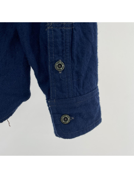 FREEWHEELERS 長袖シャツ GREAT LAKES GMT.MFG.CO. ウール 紺 (15)