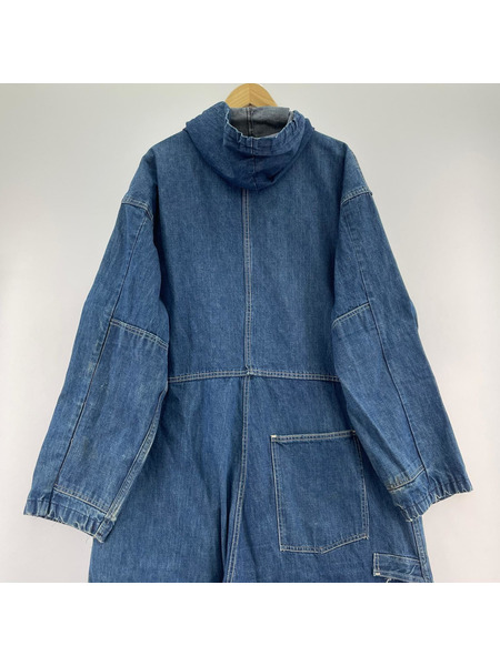 OLD・VINTAGE オーバーオール・ツナギ 60s U.S.Navy SERVAL ジップ 青