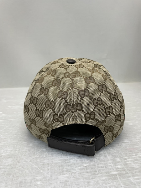 GUCCI シェリーライン GGキャンバス ベースボールキャップ サイズM(58cm)/200035・204891