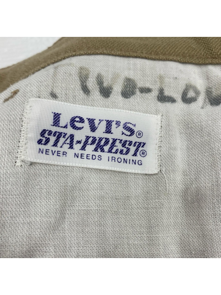Levi's パンツ スタプレ 517 USA製 ベージュ (実寸34)