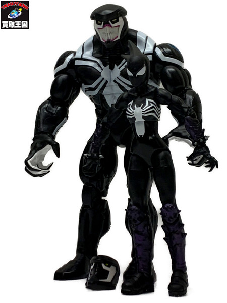 マーベル マーベル・レジェンド 6インチ・アクションフィギュア 2パック コミックシリーズ ヴェノム (スペースナイト)＆マニア ［コミック］ 箱なし 欠品あり MARVEL VENOM Space Knight [値下]