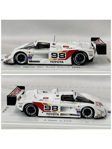 スパーク 1/43 トヨタ 88C Road Atlanta 1989 #98