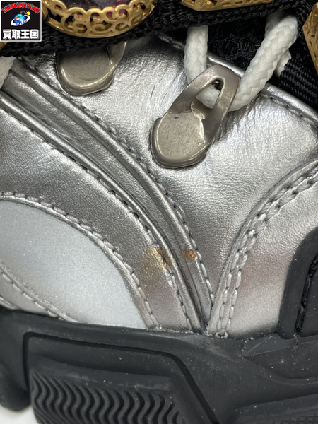 靴 GUCCI crystals flashtrek